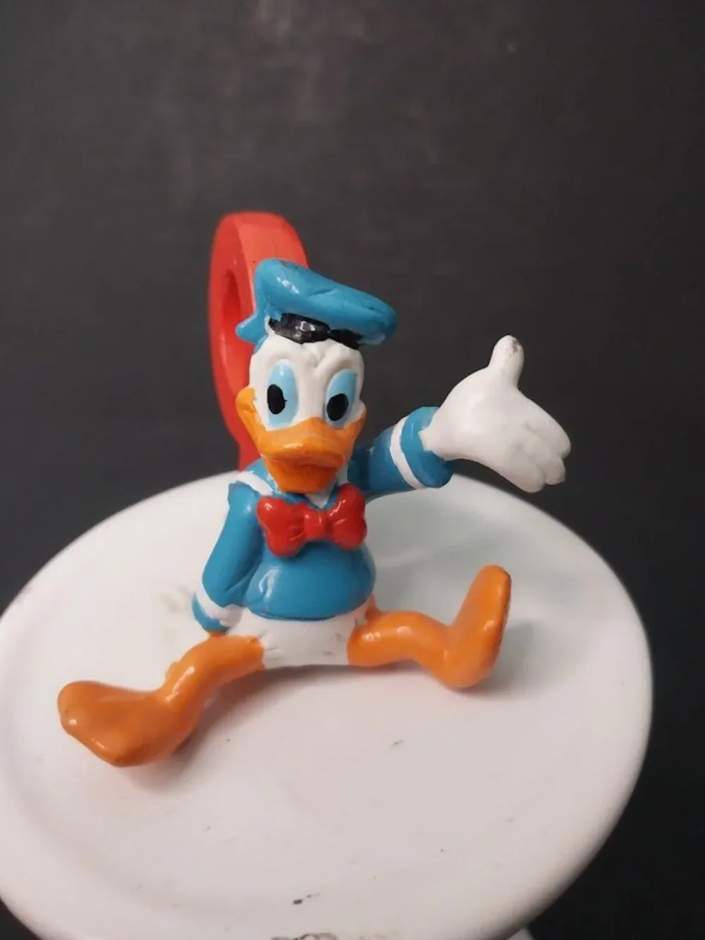 Vintage Donald Duck Disney Cake Decoration Topper 9th Birthday Figure